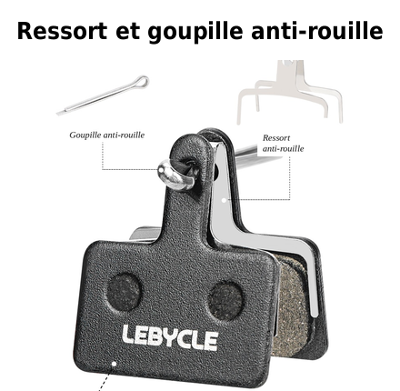 Vue 2 Paire de Plaquettes de Frein