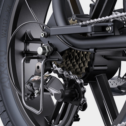 Transmission Shimano à 7 rapports