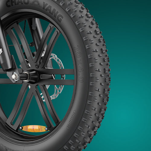 Pneus larges 20*4.0 pouces