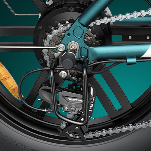 Transmission Shimano à 7 vitesses
